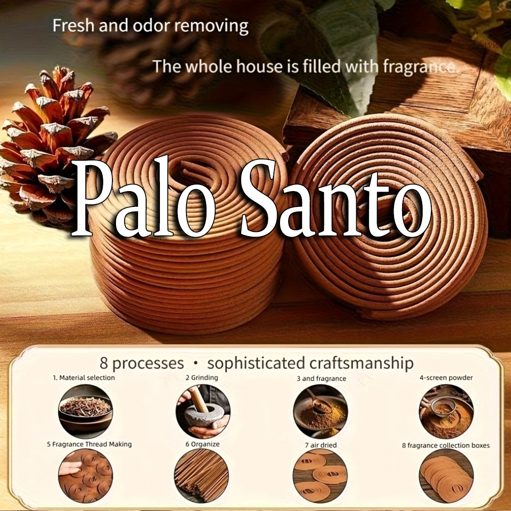 Quality Home Fragrance - Palosanto Yüksek Kaliteli Klasik Spiral Tütsü,