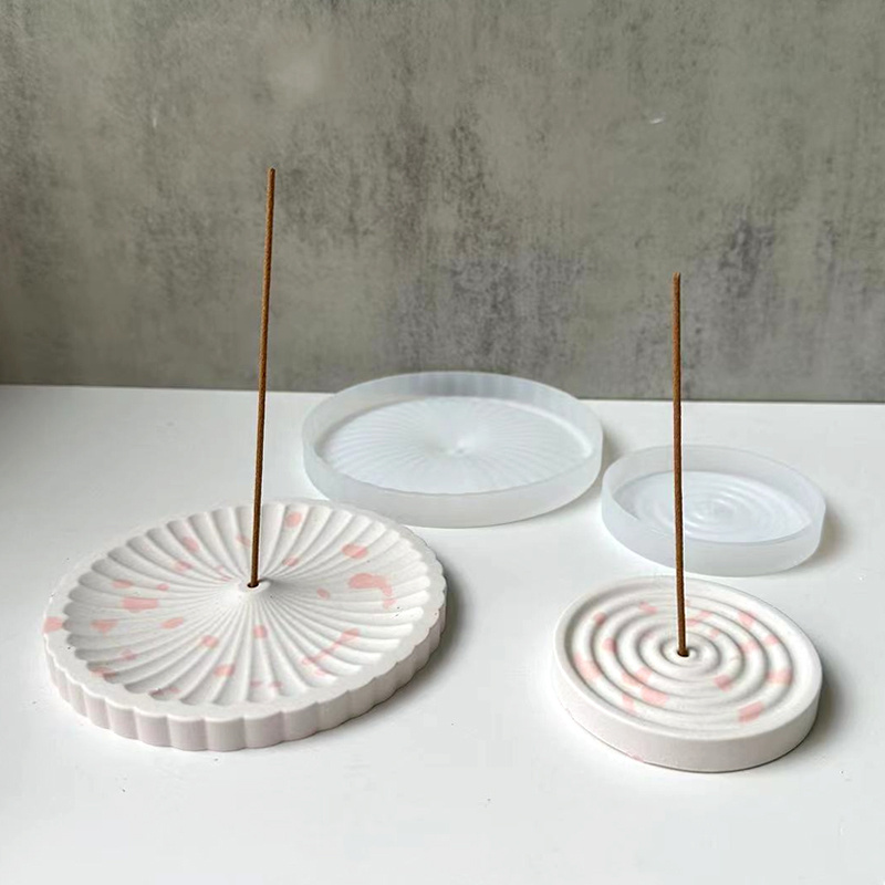 Home Fragrance Incense Sticks - 1 Silikon Tütsü Tepsisi Kalıbı, DIY
