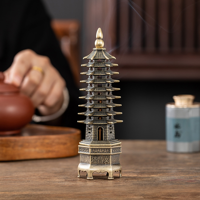 Home Fragrance Incense Sticks - Çin Pagodası Dikey Tütsü Yakıcı Ev