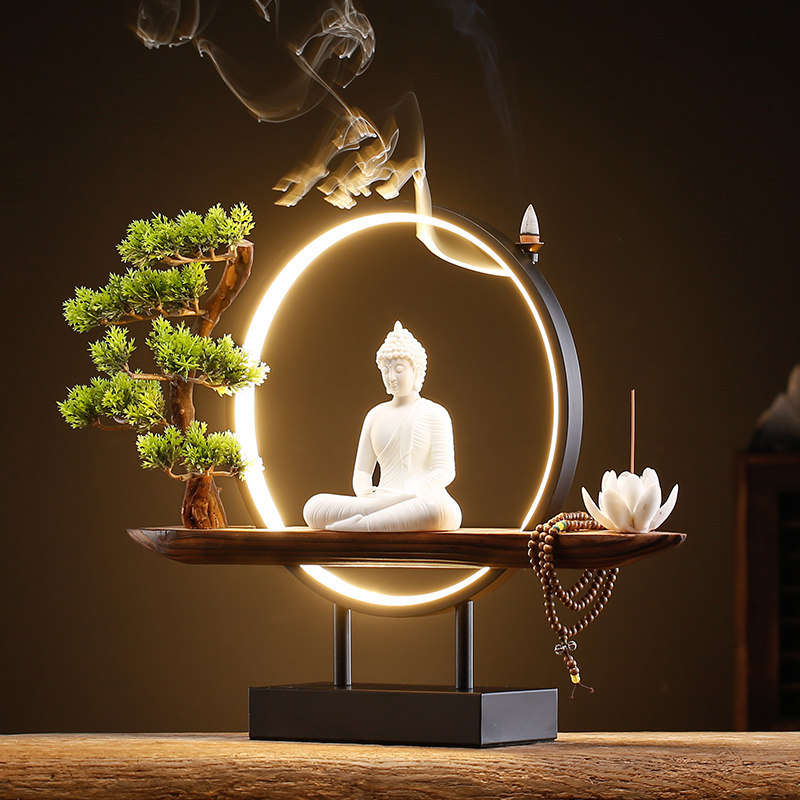 Home Fragrance Zen - Bakhoor Tütsü Çubuğu Yakıcı Tutucu Buda