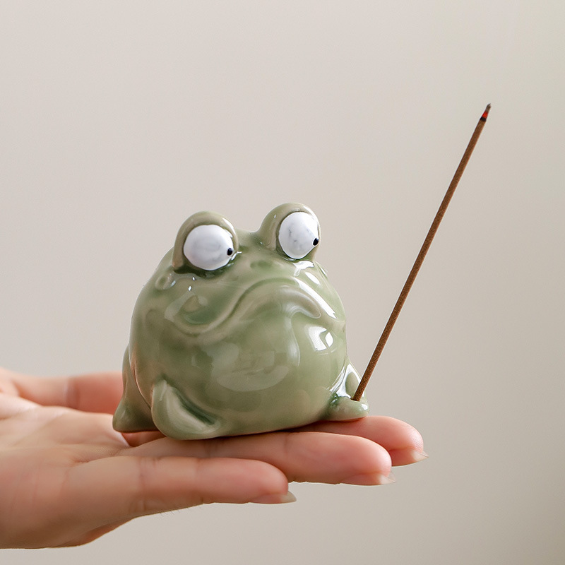 Yaratıcı Seramik Kurbağa Tütsü - Home Fragrance Zen incelemesi ve fiyatı