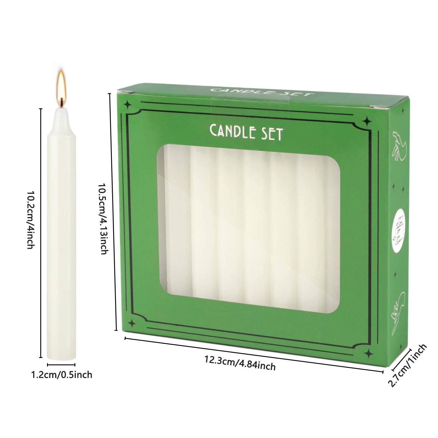20'li Paket 4 İnç Fildişi Beya - Quality Home Fragrance incelemesi ve fiyatı