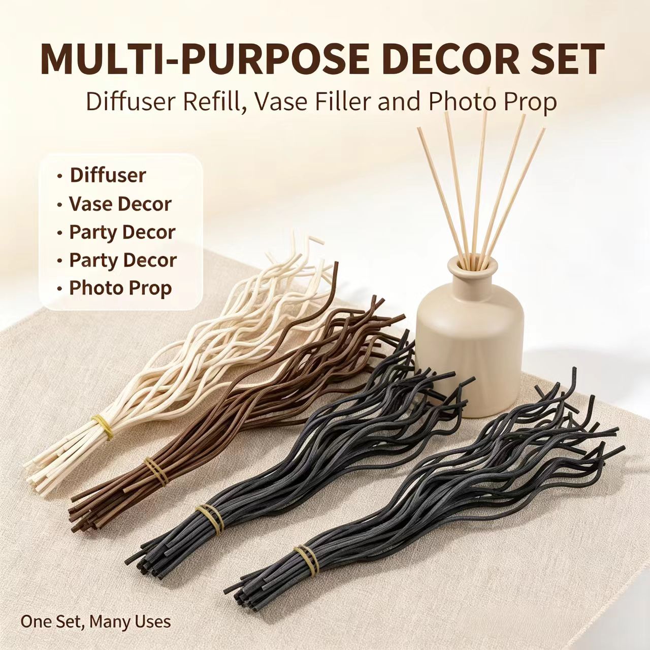 20 adet uzun dalgalı Rattan ka - Home Fragrance Logo incelemesi ve fiyatı