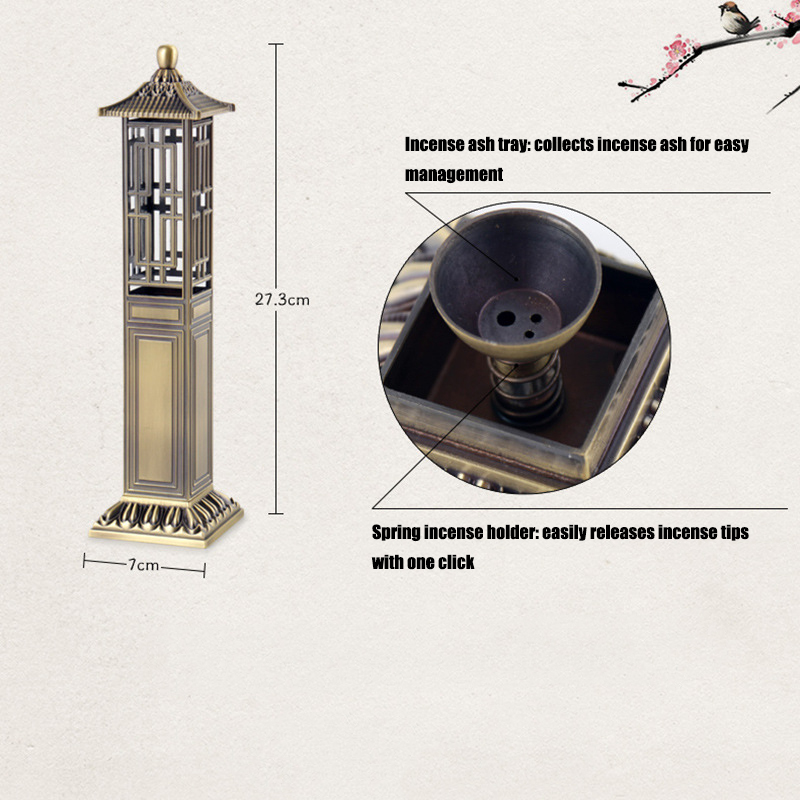 Çin Tarzı Pavilion Dikey Tütsü - Home Fragrance Zen incelemesi ve fiyatı