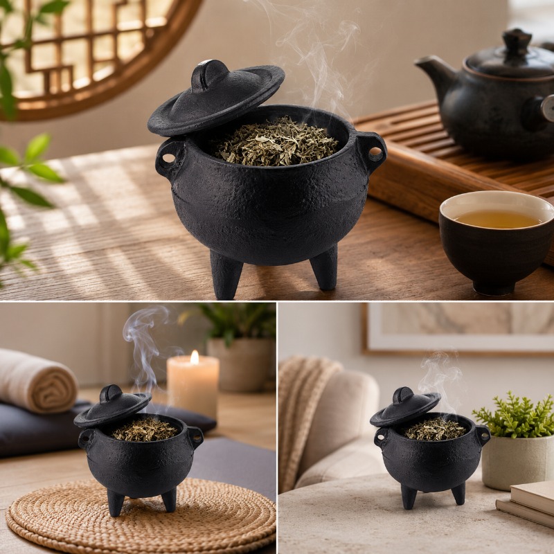 Retro Dökme Demir Tütsü Brülör - Home Fragrance Miniso incelemesi ve fiyatı